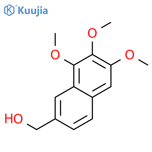 2-NAPHTHALENEMETHANOL, 6,7,8-TRIMETHOXY- structure