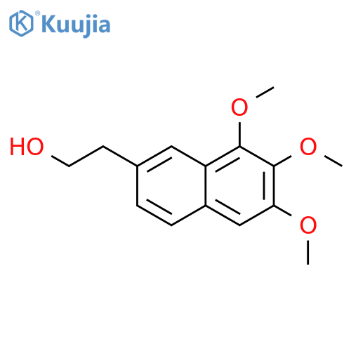 2-NAPHTHALENEETHANOL, 6,7,8-TRIMETHOXY- structure