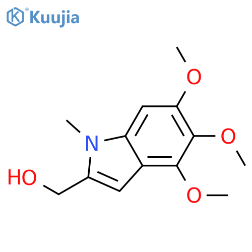 1H-Indole-2-methanol, 4,5,6-trimethoxy-1-methyl- structure