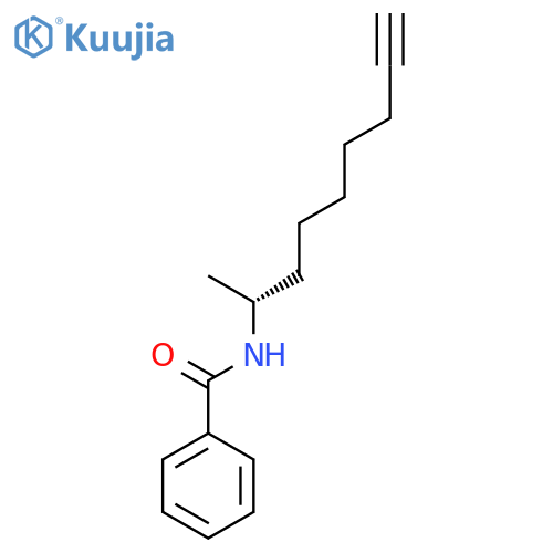 Benzamide, N-[(1R)-1-methyl-7-octynyl]- structure