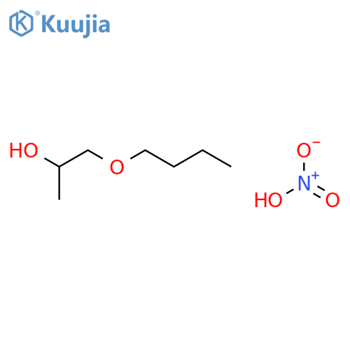2-Propanol, 1-butoxy-, nitrate structure