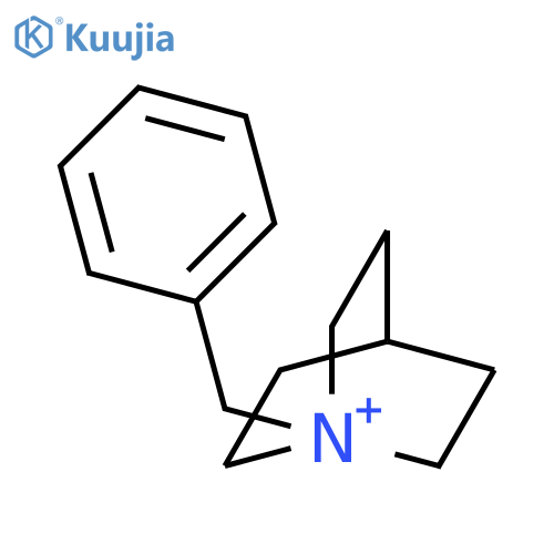 1-Azoniabicyclo[2.2.2]octane, 1-(phenylmethyl)- structure