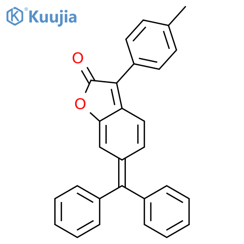 2(6H)-Benzofuranone, 6-(diphenylmethylene)-3-(4-methylphenyl)- structure