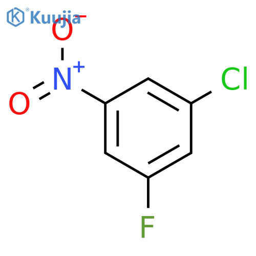 1-chloro-3-fluoro-5-nitrobenzene structure
