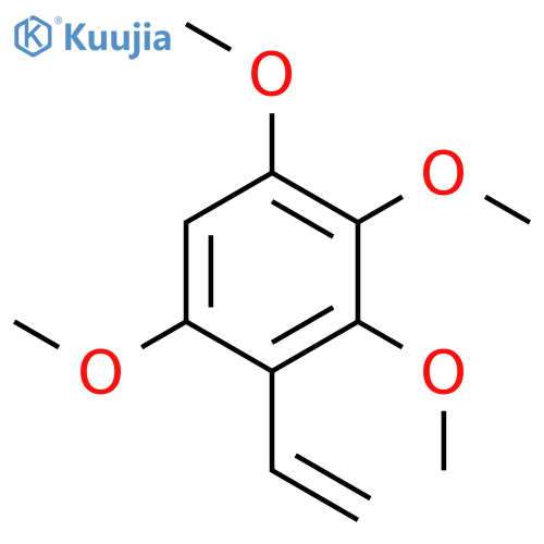 BENZENE, 2-ETHENYL-1,3,4,5-TETRAMETHOXY- structure