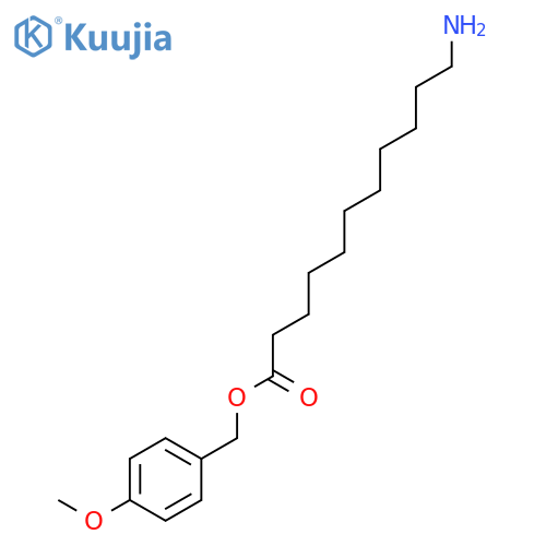 Undecanoic acid, 11-amino-, (4-methoxyphenyl)methyl ester structure