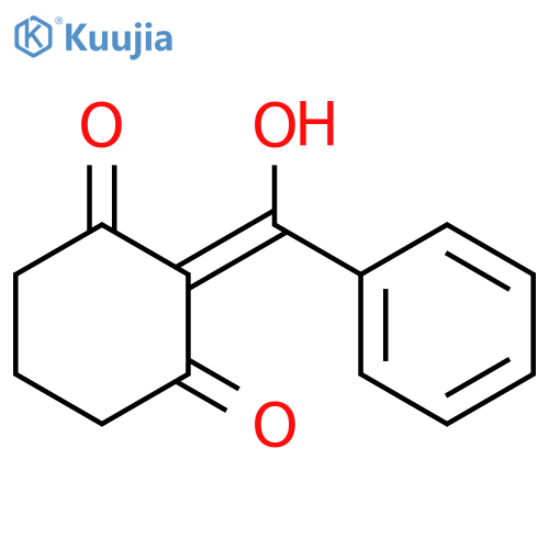 1,3-Cyclohexanedione, 2-(hydroxyphenylmethylene)- structure