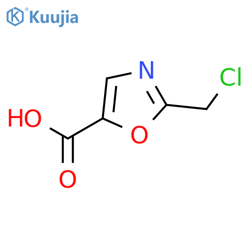 5-carboxy-2-chloromethyloxazole structure