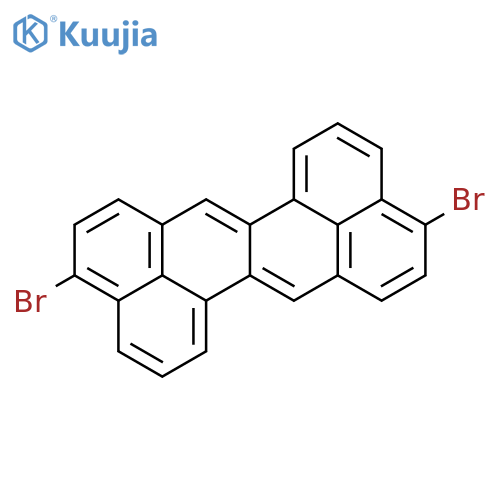 DIBENZO[DE,MN]NAPHTHACENE, 4,11-DIBROMO- structure