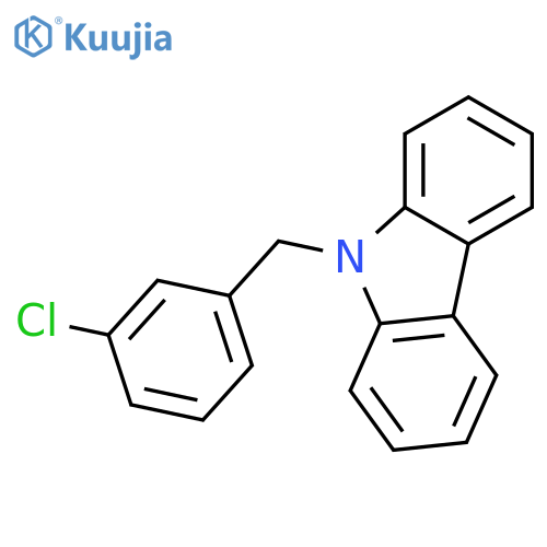 9-[(3-Chlorophenyl)methyl]-9H-carbazole structure