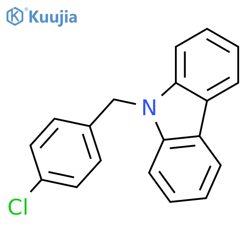 9-(4-chlorobenzyl)-9H-carbazole structure
