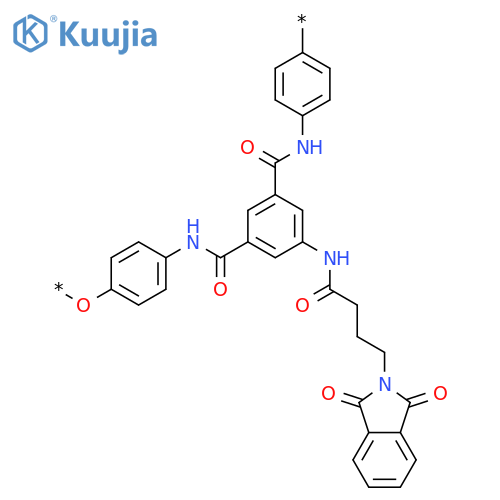 POLY[OXY-1,4-PHENYLENEIMINOCARBONYL[5-[[4-(1,3-DIHYDRO-1,3-DIOXO-2H-ISOINDOL-2-YL)-1-OXOBUTYL]AMINO]-1,3-PHENYLENE]CARBONYLIMINO-1,4-PHENYLENE] structure