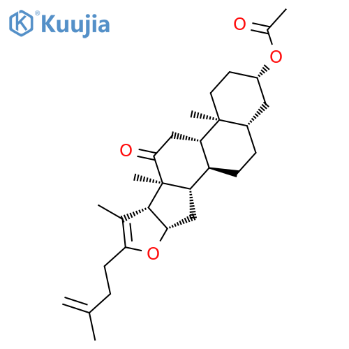 Furosta-20(22),25-dien-12-one, 3-(acetyloxy)-, (3b,5a)- structure