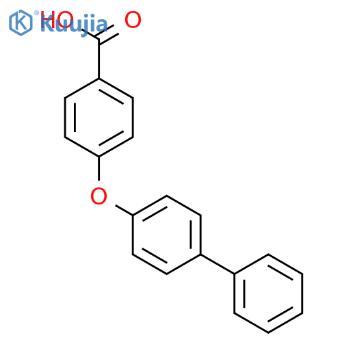 Benzoic acid, 4-([1,1'-biphenyl]-4-yloxy)- structure