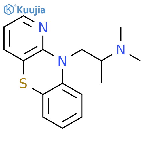 10H-Pyrido[3,2-b][1,4]benzothiazine-10-ethanamine,N,N,a-trimethyl- structure