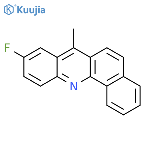 9-fluoro-7-methylbenzo[c]acridine structure