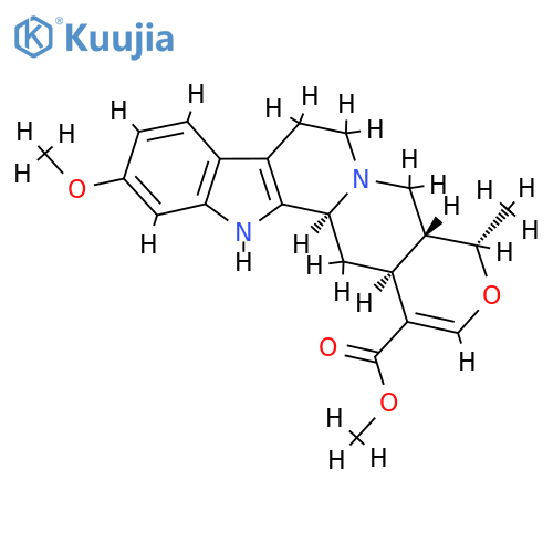 methyl (19α)-16,17-didehydro-11-methoxy-19-methyloxayohimban-16-carboxylate structure