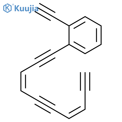 Benzene, 1-(3Z,7Z)-3,7-decadiene-1,5,9-triynyl-2-ethynyl- structure