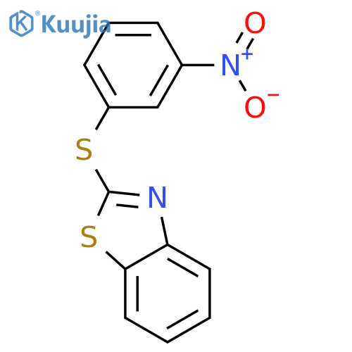 Benzothiazole, 2-[(3-nitrophenyl)thio]- structure