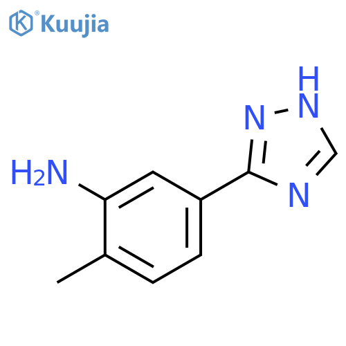 2-Methyl-5-(4H-[1,2,4]triazol-3-yl)-phenylamine structure