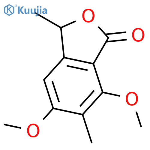 1(3H)-ISOBENZOFURANONE, 5,7-DIMETHOXY-3,6-DIMETHYL- structure