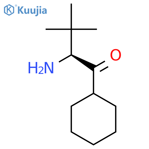 1-BUTANONE, 2-AMINO-1-CYCLOHEXYL-3,3-DIMETHYL-, (2S)- structure