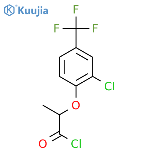 PROPANOYL CHLORIDE, 2-[2-CHLORO-4-(TRIFLUOROMETHYL)PHENOXY]- structure