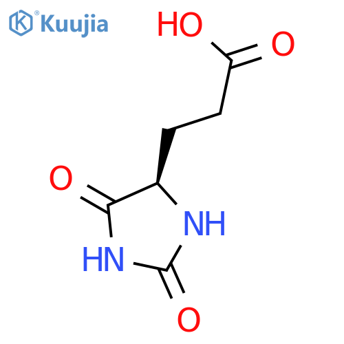4-IMIDAZOLIDINEPROPANOIC ACID, 2,5-DIOXO-, (4R)- structure