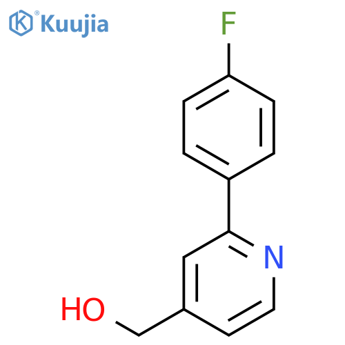 2-(4-Fluorophenyl)pyridine-4-methanol structure