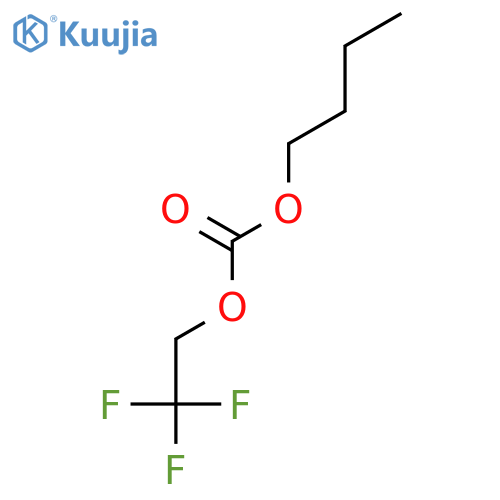 CARBONIC ACID, BUTYL 2,2,2-TRIFLUOROETHYL ESTER structure