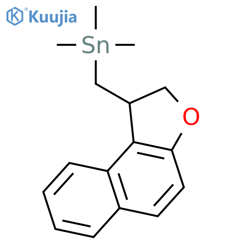 STANNANE, [(1,2-DIHYDRONAPHTHO[2,1-B]FURAN-1-YL)METHYL]TRIMETHYL- structure