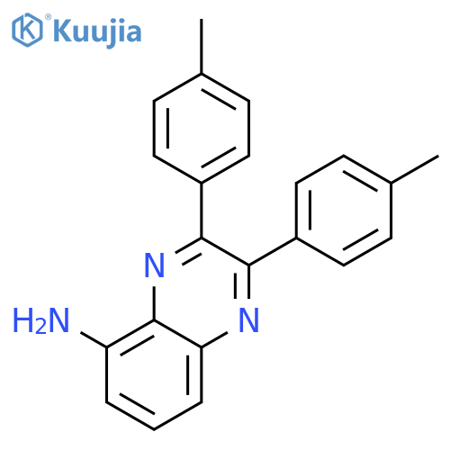 5-QUINOXALINAMINE, 2,3-BIS(4-METHYLPHENYL)- structure