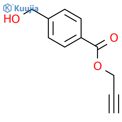 Benzoic acid, 4-(hydroxymethyl)-, 2-propynyl ester structure