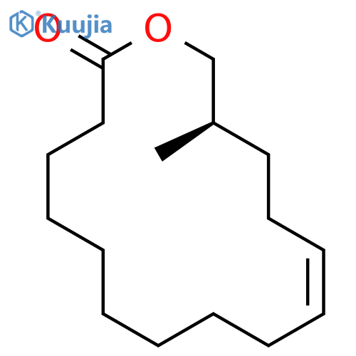 OXACYCLOHEXADEC-11-EN-2-ONE, 15-METHYL-, (15R)- structure