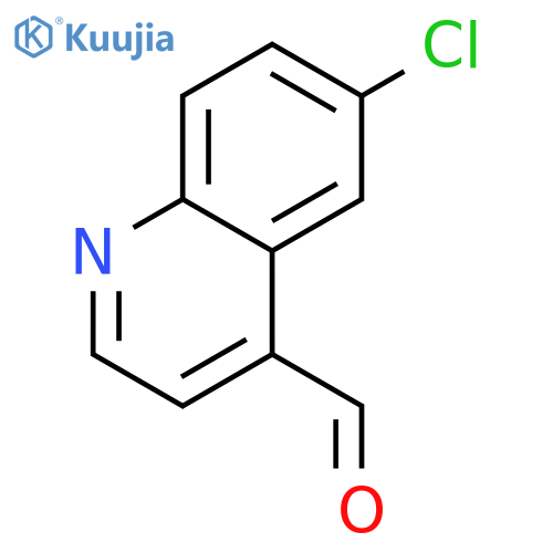 6-chloroquinoline-4-carbaldehyde structure