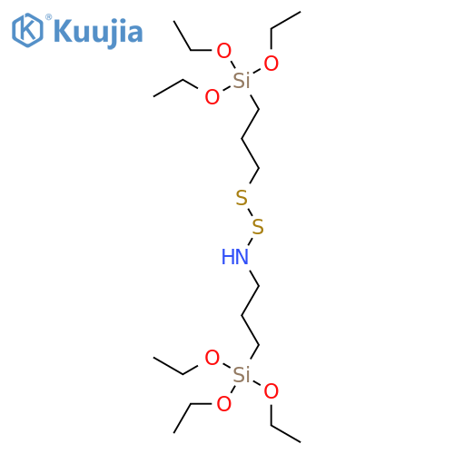 1-Propanamine, 3-(triethoxysilyl)-N-[[3-(triethoxysilyl)propyl]dithio]- structure