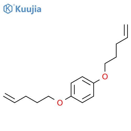 Benzene, 1,4-bis(4-pentenyloxy)- structure