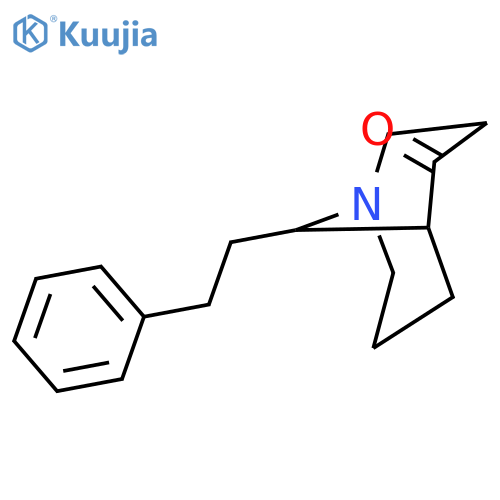 1-Azabicyclo[3.3.1]nonan-4-one, 9-(2-phenylethyl)- structure