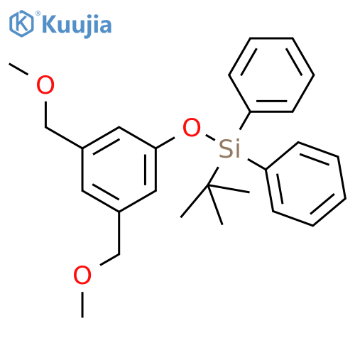 SILANE, [3,5-BIS(METHOXYMETHYL)PHENOXY](1,1-DIMETHYLETHYL)DIPHENYL- structure