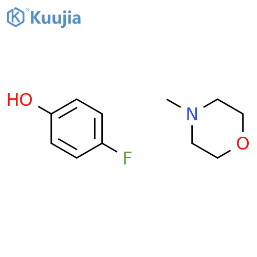 PHENOL, 4-FLUORO-, COMPD. WITH 4-METHYLMORPHOLINE (1:1) structure