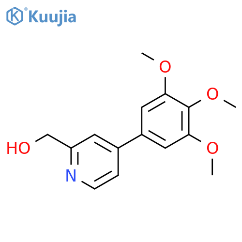 2-PYRIDINEMETHANOL, 4-(3,4,5-TRIMETHOXYPHENYL)- structure