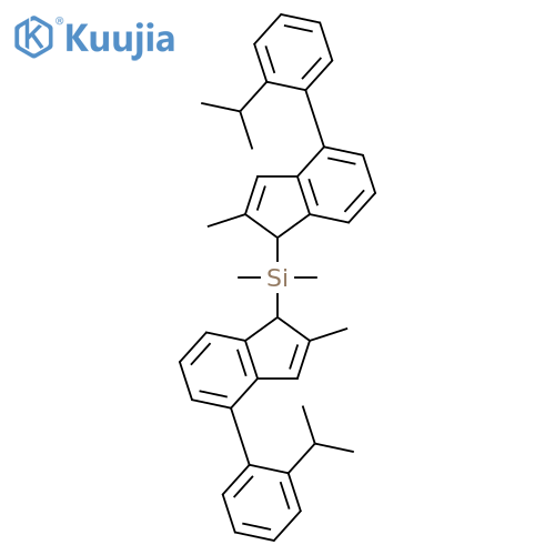 SILANE, DIMETHYLBIS[2-METHYL-4-[2-(1-METHYLETHYL)PHENYL]-1H-INDEN-1-YL]- structure