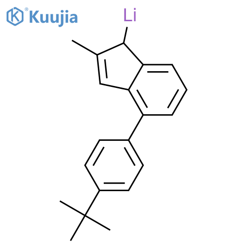 Lithium, [4-[4-(1,1-dimethylethyl)phenyl]-2-methyl-1H-inden-1-yl]- structure