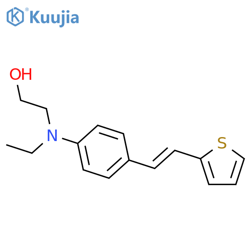 ETHANOL, 2-[ETHYL[4-[2-(2-THIENYL)ETHENYL]PHENYL]AMINO]- structure