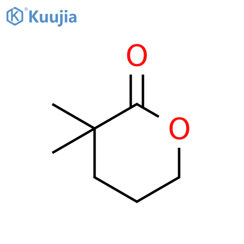 3,3-dimethyloxan-2-one structure