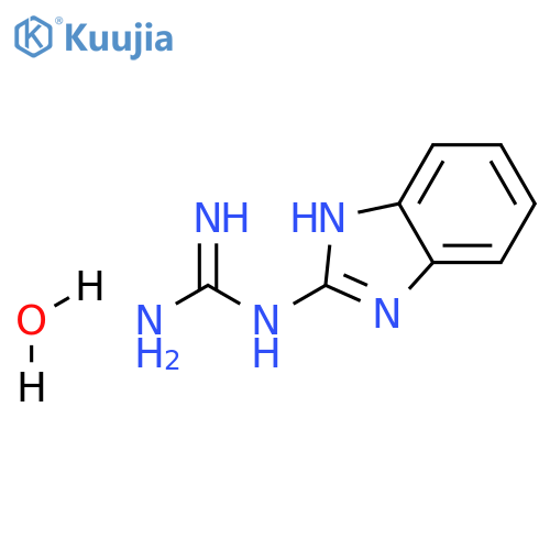 Guanidine,  1H-benzimidazol-2-yl-,  monohydrate  (9CI) structure