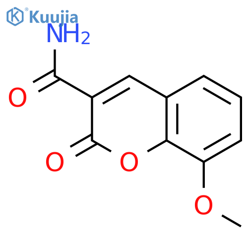 8-Methoxy-2-oxo-2h-chromene-3-carboxamide structure