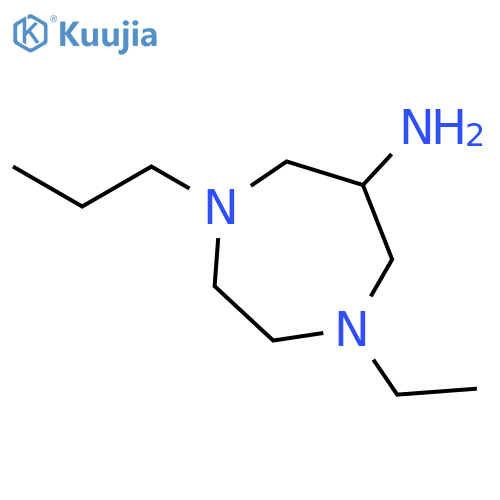 1H-1,4-Diazepin-6-amine, 1-ethylhexahydro-4-propyl- structure