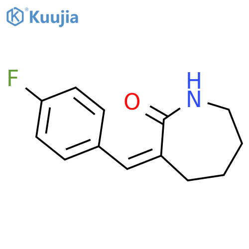 2H-AZEPIN-2-ONE, 3-[(4-FLUOROPHENYL)METHYLENE]HEXAHYDRO-, (3E)- structure