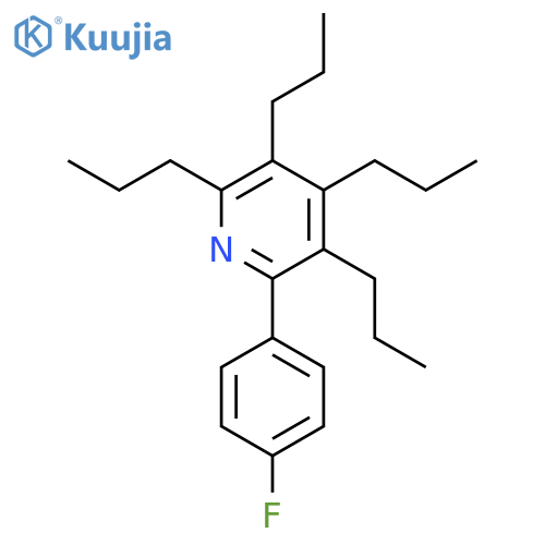 PYRIDINE, 2-(4-FLUOROPHENYL)-3,4,5,6-TETRAPROPYL- structure